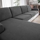 Capas de almofada de sofá QIANMEW Comfort Soft Magic Dark Grey