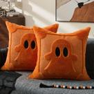 Capas de almofada decorativas DFXSZ 46x46 cm Orange Ghost 2 unidades