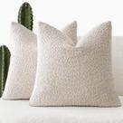 Capas de almofada Findtower Decorativas Texturizadas Boucle 50x50cm Capas de almofada Findtower Decorativas Texturizadas Boucle 50x50cm