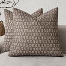 Capas de almofada Findtower Vintage Floral Print 50x50cm