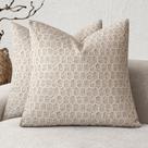 Capas de almofada Findtower Vintage Floral Print 50x50cm