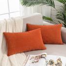 Capas de almofada GAWAMAY Lumbar 30x50cm em chenille, conjunto de 2