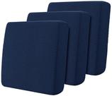 Capas de almofada Hokway Stretch reversíveis, azul escuro, 3 peças