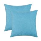 Capas de almofada Jeneoo Sky Blue Chenille 50x50 cm (conjunto de 2)