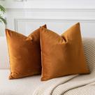 Capas de almofada JUSPURBET Rust Halloween Velvet 45x45cm