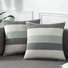 Capas de almofada MaHoo Farmhouse Stripe Check 45x45cm