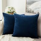 Capas de almofada MIULEE Velvet Soft Solid 45x45cm, conjunto de 2