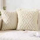 Capas de almofada Pallene Soft Faux Fur 45x45cm, conjunto de 2