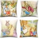 Capas de almofada Peters Rabbits Anime 45 x 45 cm 4 unidades/lote Capas de almofada Peters Rabbits Anime 45 x 45 cm 4 unidades/lote