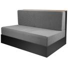 Capas de almofada RV Dinette Tlswshsy, elásticas, cinza