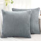 Capas de almofada Simmore Decorative Fall 45x45cm, cinza, conjunto 2 Capas de almofada Simmore Decorative Fall 45x45cm, cinza, conjunto 2