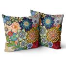 Capas de almofada Snycler Boho Floral 50x50cm, conjunto de 2 Capas de almofada Snycler Boho Floral 50x50cm, conjunto de 2