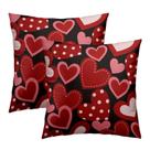 Capas de almofada Sweetshow Red Heart 60x60cm, conjunto de 2