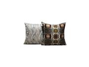 Capas de Almofadas 40x40 Tecido Veludo Estampado Conjunto 2 Peças - Nallu Decor
