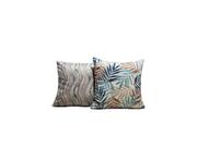 Capas de Almofadas 45 x 45 Tecido Veludo Estampado Conjunto 2 Peças - Nallu Decor