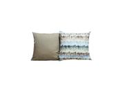 Capas de Almofadas 55x55 Tecido Estampado Cor Bege escuro Conjunto 2 Peças - Nallu Decor