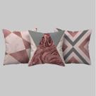 Capas De Almofadas Decoração Quarto Geométrica Mármore Rose Capas De Almofadas Decoração Quarto Geométrica Mármore Rose