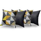 Capas de Almofadas Decorativas 4 Unidades Com Ziper