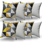 Capas de Almofadas Decorativas 8 Unidades Com Ziper
