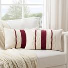 Capas de almofadas decorativas Fancy Homi Burgundy 36x61 cm, conjunto 2