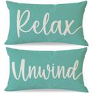 Capas de almofadas decorativas HERHOME 30x50 cm, conjunto de 2