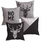 Capas De Almofadas Decorativas Home Alce Geométrica 45x45cm