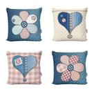 Capas de Almofadas Decorativas Jeans Para Sofá 40x40 - Novadecora