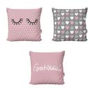Capas de Almofadas Decorativas Rosa Geométricas Gratidão Cílios Para Sofá 40x40 - Novadecora Capas de Almofadas Decorativas Rosa Geométricas Gratidão Cílios Para Sofá 40x40 - Novadecora
