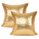 Capas de almofadas decorativas YOUR SMILE Gold Sequins Satin 45x45 cm