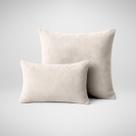 Capas de Almofadas em Suede Premium Macio 50x50cm e 30x50cm Glamour Avelã