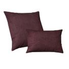 Capas de Almofadas em Suede Premium Macio 50x50cm e 30x50cm Glamour Bordo