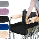 Capas de apoio de braço para cadeira de rodas Vive Memory Foam, par de pele de carneiro