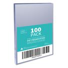 Capas de apresentação encadernadas Binditek, pacote com 100 unidades, PVC transparente Capas de apresentação encadernadas Binditek, pacote com 100 unidades, PVC transparente