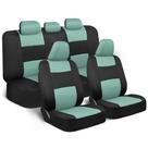 Capas de assento de carro BDK PolyPro Full Set Mint on Black