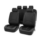 Capas De Assento De Carro Em Couro PU Universal Conjunto Completo 9 Peças Acessórios Protetores De