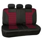 Capas de assento de carro FH Group 3D Air Mesh Universal Fit Burgundy