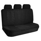 Capas de assento de carro FH Group Black Premium Cloth Universal Fit