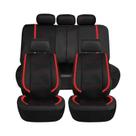 Capas de Assento de Carro Universais em Couro com PVC - Proteção para o Interior (3 Peças)
