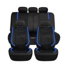 Capas de Assento de Carro Universais em Couro com PVC - Proteção para o Interior (3 Peças)