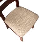 Capas de assento Genina para cadeira de sala de jantar (cáqui, 4 unidades)