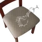Capas de assento Genina Waterproof para cadeiras de jantar (6 unidades) Taupe