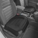 Capas de assento Motor Trend Faux Leather, pacote com 2 unidades pretas com bolsos