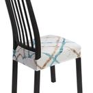 Capas de assento para cadeiras de jantar Searchi Stretch, conjunto de 6 geométricas