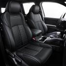 Capas de banco em couro Carlimeki para Tacoma Gen 4 Double Cab