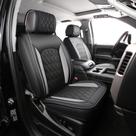 Capas de banco em couro JOJOBAY para Chevy Silverado GMC 2007-24