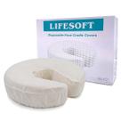 Capas de berço facial descartáveis ajustadas, caixa Lifesoft com 100