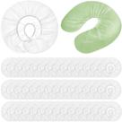Capas de berço facial descartáveis Jecery 200 unidades brancas
