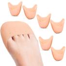 Capas de bico e protetores de dedos para mulheres, almofadas de gel de silicone x6