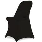 Capas de cadeira dobráveis Hainarvers Stretch Spandex 30 unidades pretas