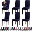 Capas de cadeira Fafua Stretch para cozinha/sala de jantar, conjunto de 6